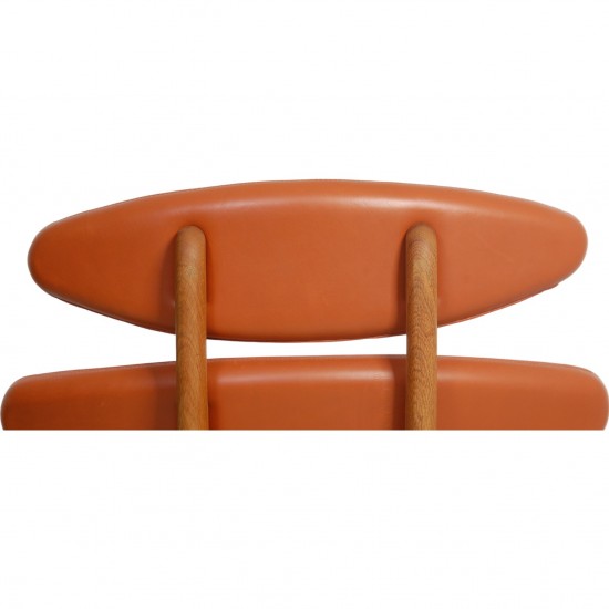 For Sale | Poul M. Volther Corona chair in cognac aniline leather